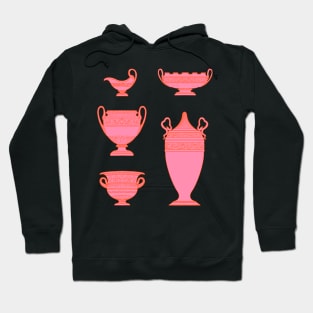 Ancient Pink Vases Hoodie